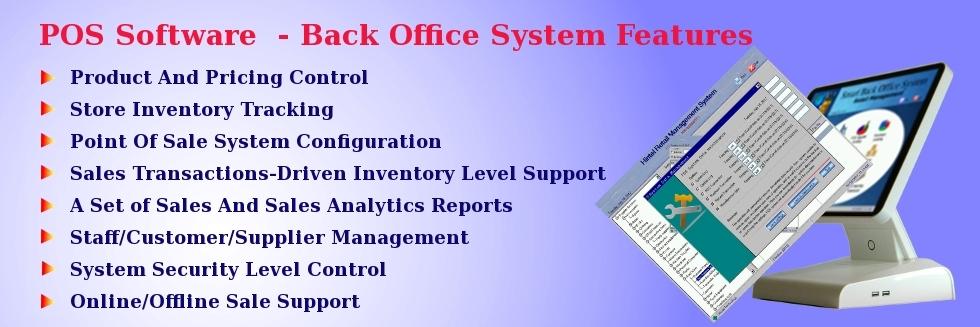 POS Back Office System Software Hintel POS System Solutions
